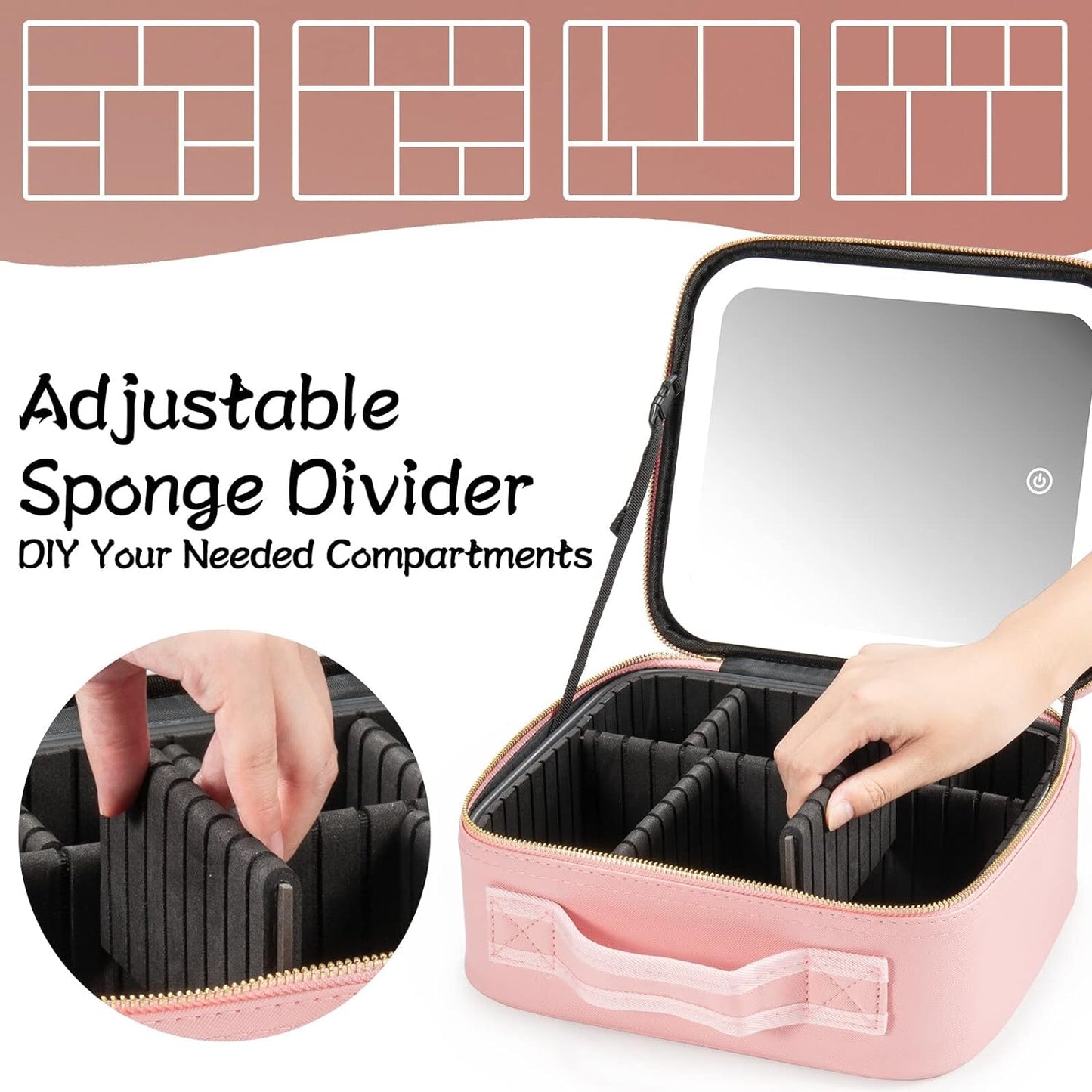 Makeup Travel Bag Organizer